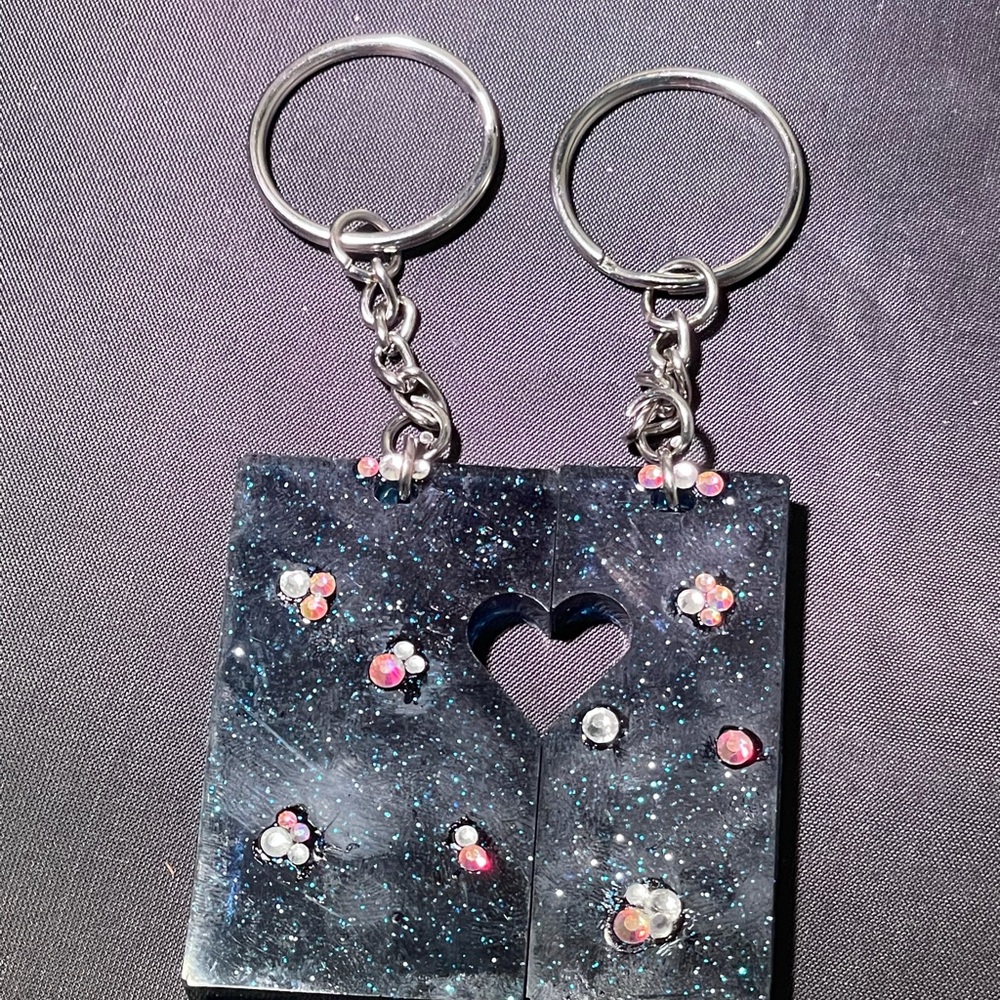 Heart keychain.